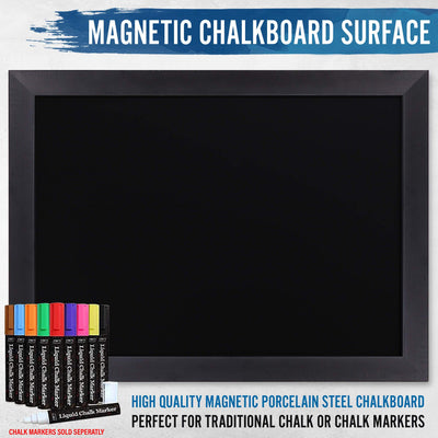 18" x 24" Rustic Magnetic Wall Chalkboard - MEDIUM