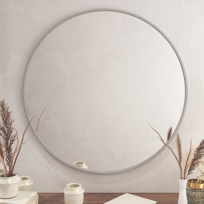 36" Round Wall Mirror for Entryways, Washrooms and Living Rooms