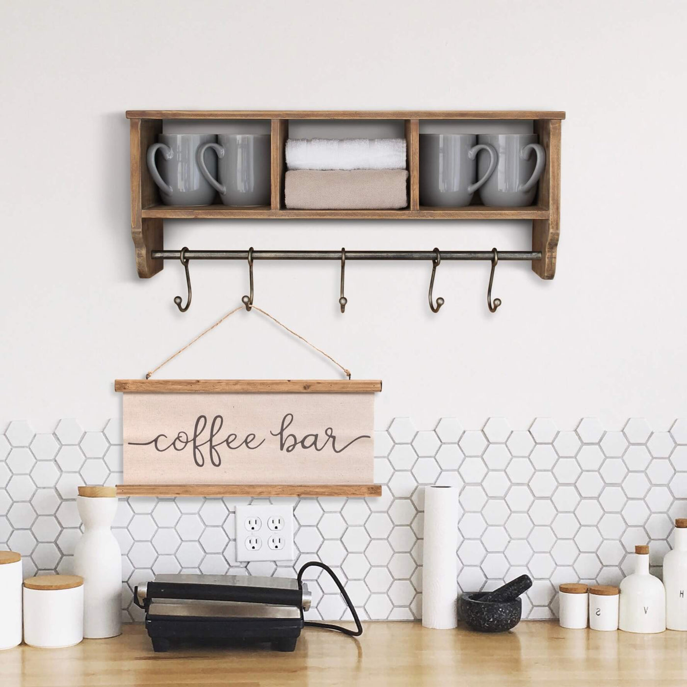 wall mounted bar shelves
